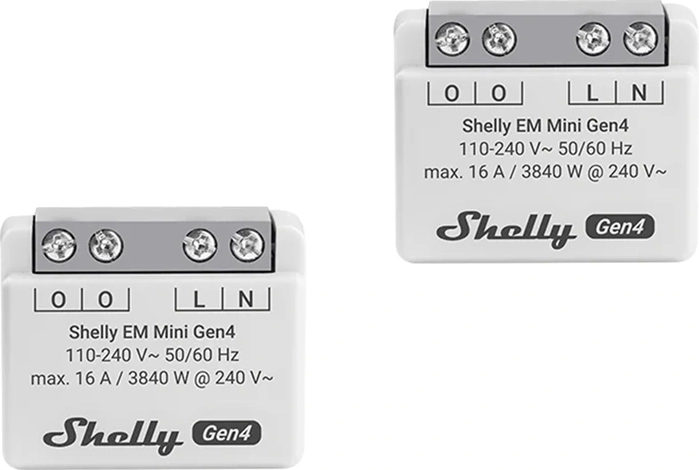 Shelly EM Mini Gen4 energy consumption meter (2 pcs)