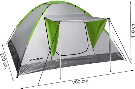 Spacious igloo tent for 4 people