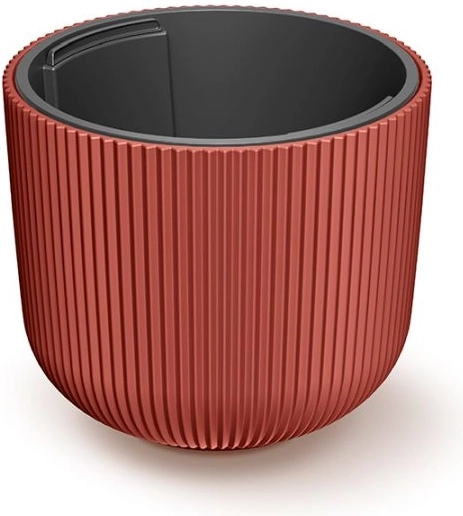 Milly planter with insert 34.9 cm in copper color