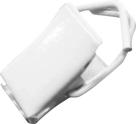 Metal curtain clip white – pack of 500 pcs
