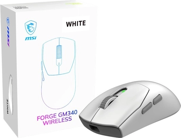 MSI Forge GM340 wireless gaming mouse white