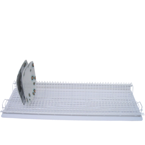 Built-in two-tier dish drainer for 80 cm cabinet, white ANDER
