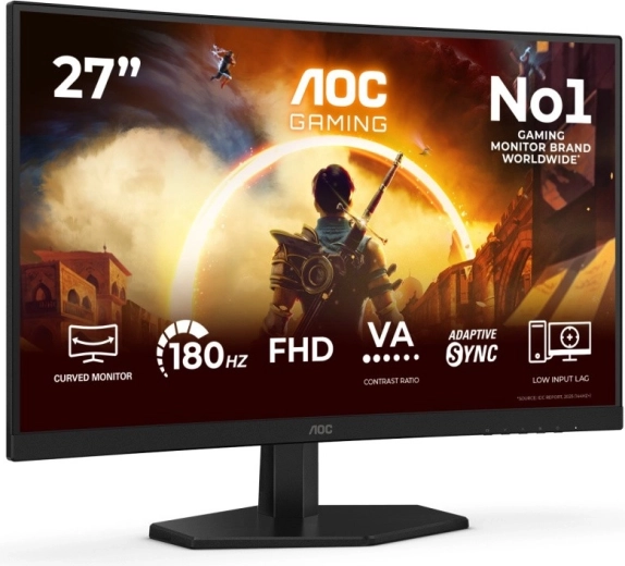 Smooth gaming thanks to 180 Hz