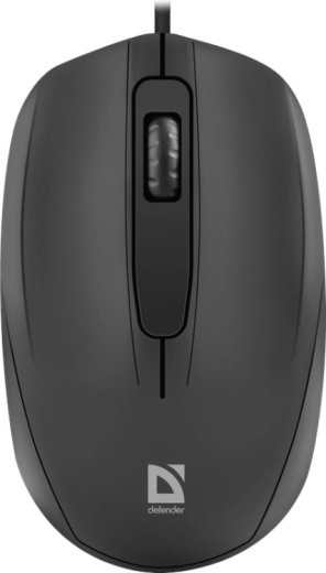 Wired optical mouse DEFENDER Alpha MB-507, 1000 DPI, black