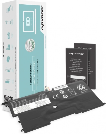Movano battery for Lenovo ThinkPad X1 Carbon 14 (Gen 2/3) 2800 mAh 43 Wh