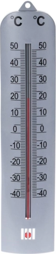 Universal analog thermometer gray 27.5 cm