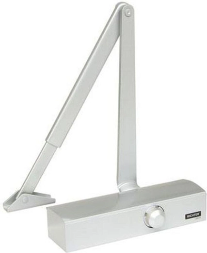 RICHTER RZ.903 Door Closer for 30–65 kg, Silver, Fire-Rated