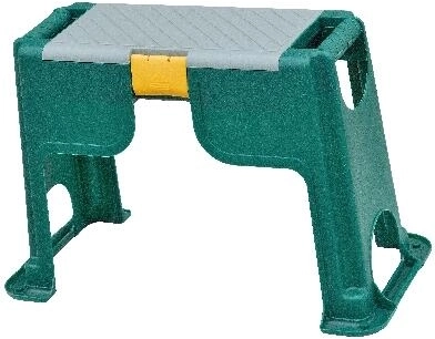 Sodo klūpėjimo ir sėdėjimo suoliukas su putų paminkštinimu 56 × 38 × 28 cm