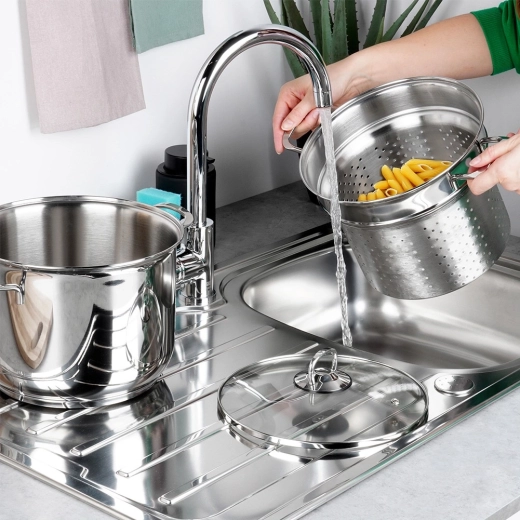 Cook and drain without an extra colander