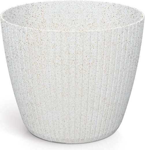Gėlių vazonas Lamia Eco Wood 29,5 cm baltas