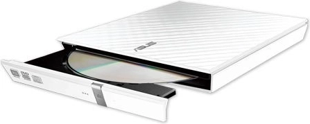 External DVD Burner ASUS SDRW-08D2S-U Lite Slim USB white