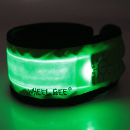 Wheel-Bee daugiafunkcis LED šviečiantis slap light atšvaitinis dirželis