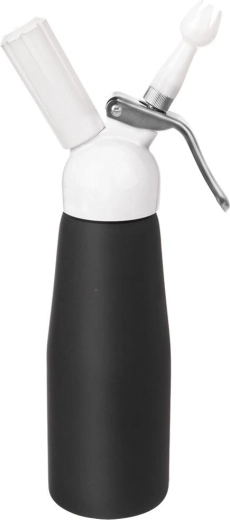 Juodas grietinėlės sifonas 680 ml