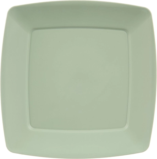 Sekli plastikinė lėkštė Sandy žalia 23,5 × 23,5 cm