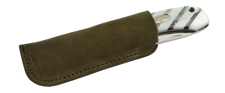 Suede case for pocket knife Fällkniven FH9