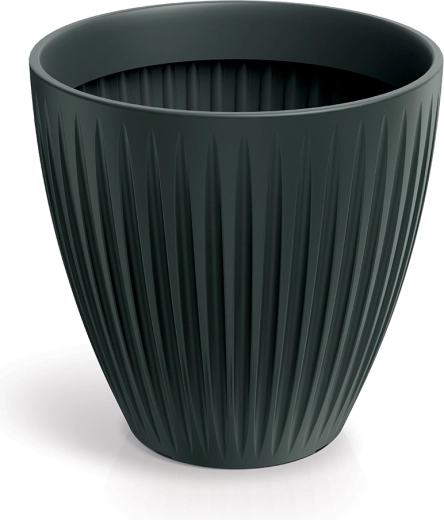 Gėlių vazonas Latia Round Midl 48 cm, antracito spalvos