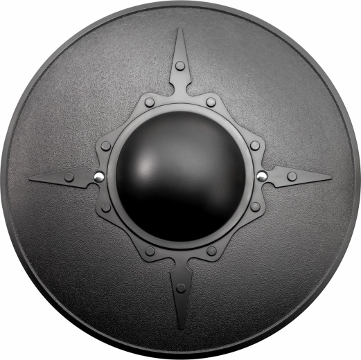 Training Shield Soldier’s Targe 48.3 cm – black polypropylene