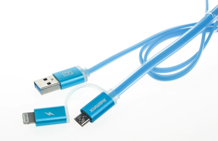 2-in-1 connector for iPhone and Android