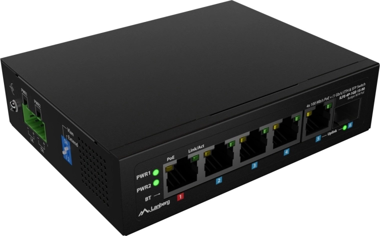 1GbE uplink and SFP for a reliable network backbone