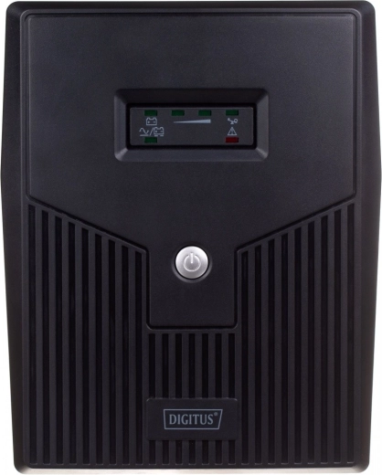 LED Line-Interactive UPS, 1500VA/900W, 2x12V/9Ah, AVR, 4xSCHUKO, USB, RS232, RJ45