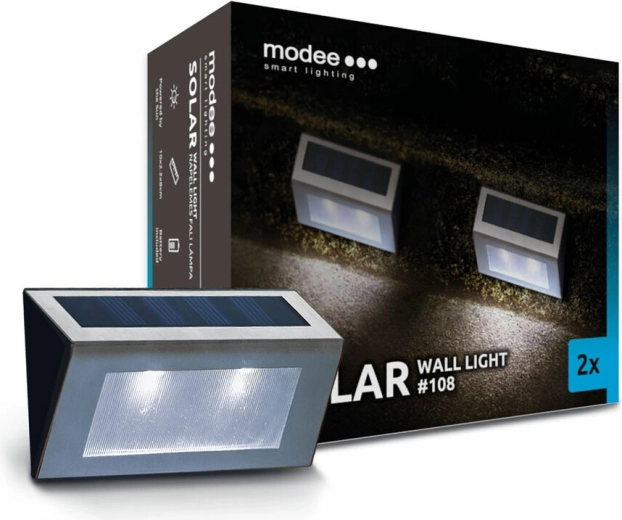 Modee Smart Lighting solar wall lamps, 2 pcs