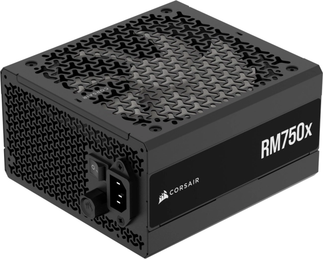 Fully modular CORSAIR RM750x power supply (ATX 3.1, 80 PLUS Gold)