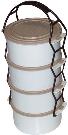 Maisto nešyklė 4×1,5 l iš plastiko