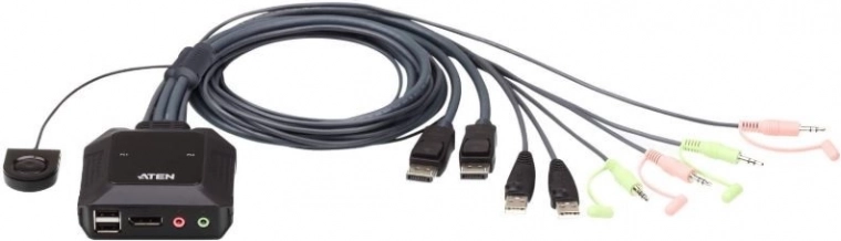 2-port USB DP KVM Switch CS22DP