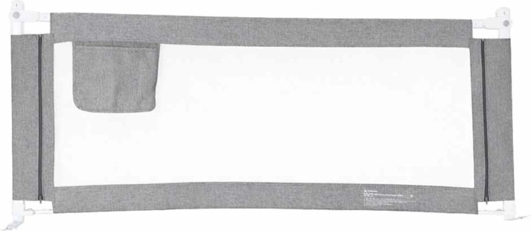 Apsauginė lovos tvorelė 140 cm, pilka