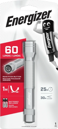 Kišeninis LED žibintuvėlis Energizer Metal, 2× AA