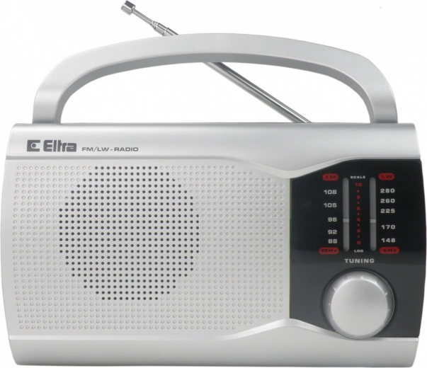 EWA Portable Radio, Silver