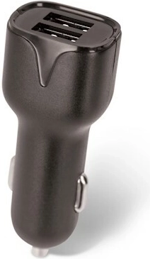Setty USB car charger 2× USB 2.4 A black