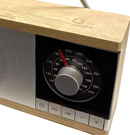 Convenient analog FM and LW tuning
