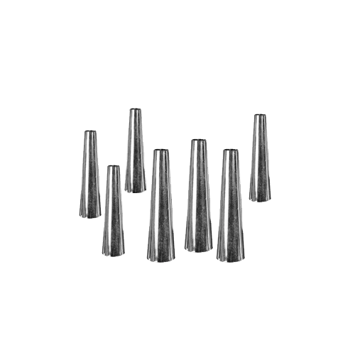 Metalinių formelių kremrolems rinkinys, 10 vnt.