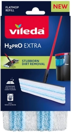 Atsarginis mikropluošto užvalkalas plokščiam mopui Vileda H2Pro