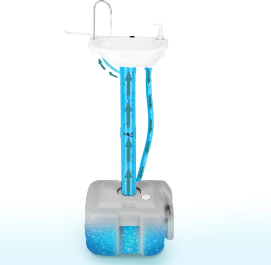 20 L tank and rechargeable pump with USB‑C
