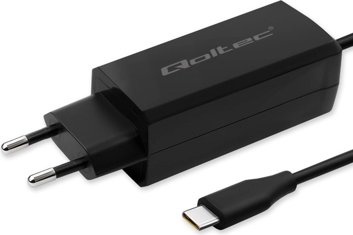 Charger Qoltec 90W GaN with USB-C Power Delivery