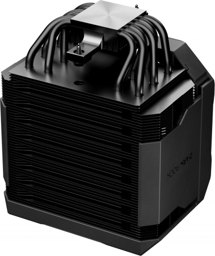 6 heatpipes and dense fins for efficient heat dissipation