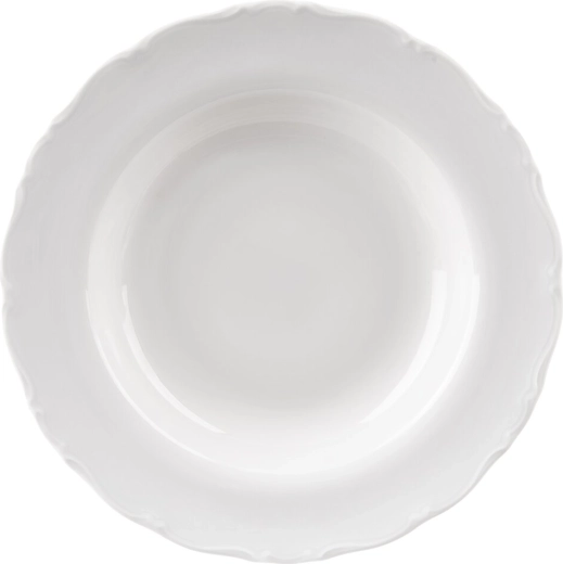 Deep portion plate MONA with rim, 23 cm