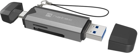 NATEC Scarab 3 Card Reader USB‑A/USB‑C with OTG support