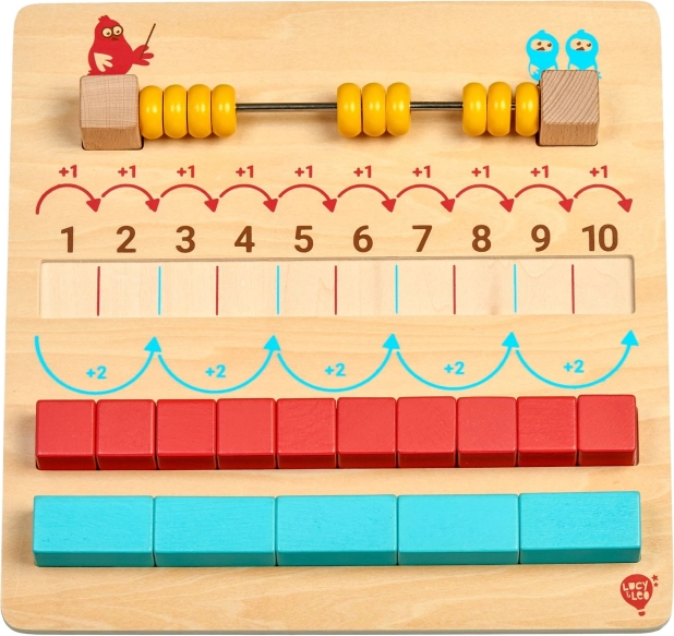 Medinis edukacinis rinkinys Mano pirmoji matematika LUCY & LEO