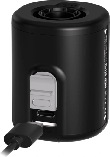 USB‑C įkrovimas, saugus valdymas ir IP44