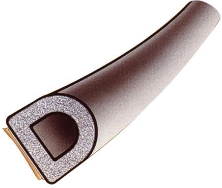 Window and Door Seal EPDM D 9×8 mm, white, self-adhesive Trelleborg (100 m)