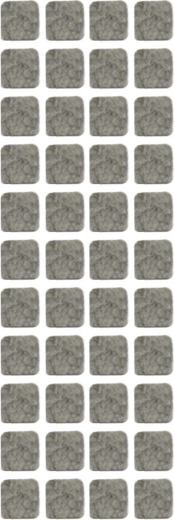 Self-adhesive protective furniture pads TORO, mixed shapes, 44 pcs