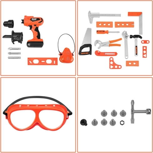 63 pieces for little DIY enthusiasts