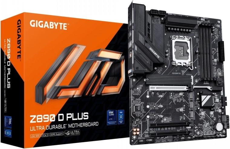 Gigabyte Z890 D PLUS ATX motherboard for Intel LGA1851