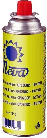Dujų kasetė 227 g su vožtuvu MEVA