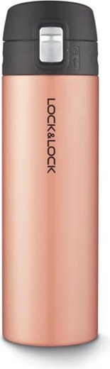 Stainless Steel One Touch Thermos 500 ml Rose Gold