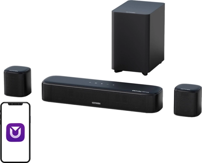 Ultimea Aura A50 Pro soundbar 5.1 with Dolby Atmos and subwoofer