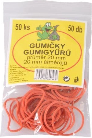 Gumytės 20 mm, pakuotė 50 vnt.